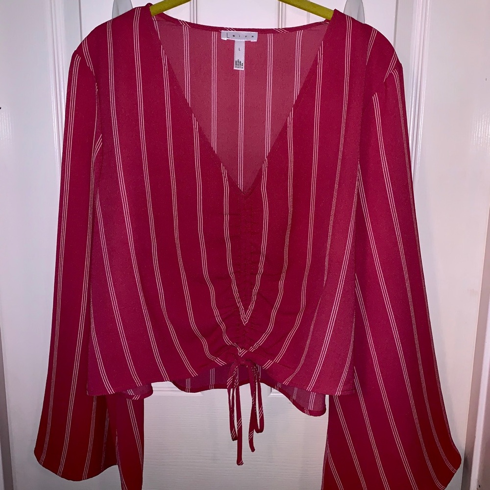 Nordstrom: LEITH pink blouse